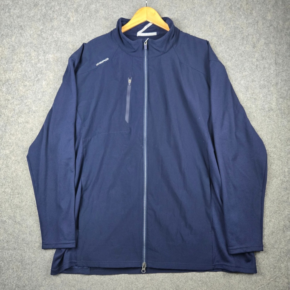 Zero Restriction Z710 Jacket Mens 3XB Navy Blue Zip Golf Lightweight Performance